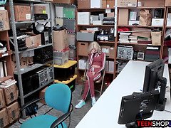 楽屋, デカチン, ブロンド, フェラチオ, チン, Hd, ポリス, ユニフォーム