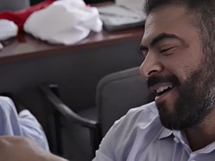 Anal, Verga grande, Negro, Ébano, Gay, Interracial, Músculo, Tatuaje