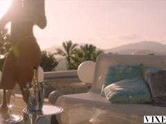 Little Caprice, Emily Willis And Alberto Blanco In Horny Swinger Couple Shares Hot Brunette