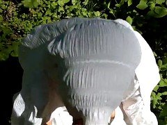 素人, アナル, 中出し, 清楚, メイド, 公共