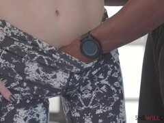 フェラチオ, 茶髪の, 巨乳な, ジム, ハードコア, 淫乱熟女, 現実, 妻
