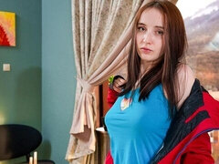 Teenage Masturbation - straight hair clip