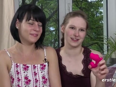 デカパイ, クリトリス, ディルド, ドイツ人, 自然山雀, タトゥー, おもちゃ, バイブレーター