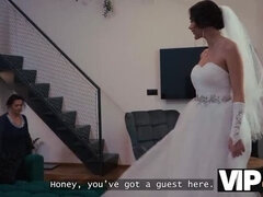 Horny Czech Bride Cheats on Wedding Day with Stranger - Hardcore HD Fuck