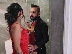 Amateur, Chica, Cuarto de baño, Mamada, Morena, Corridas, Polla, Indio