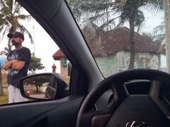 車, 浮気者, 浮気する, 露出狂, Hd, アウトドア, ティーン, 妻