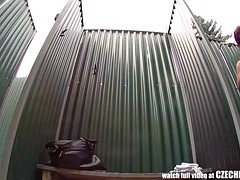 Grote mammen, Rondborstig, Rijpe lesbienne, Douche, Bekijker