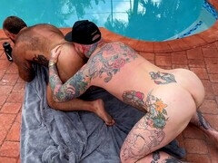 Fur-covered hunks babybear and Johny Walker engage in an intense anal invasion