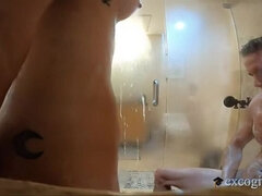 Blond, Sperma shot, Diep in de keel, Sperma in gezicht, Handbeurt, Hd, Gezichtspunt, Speelgoed
