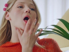 Lieveling, Vrouw, Vingeren, Hd, Kut duiken, Russisch, Alleen, Tiener