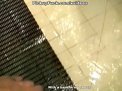 Grosser schwanz, Blondine, Blasen, Im freien, Pov, Realität, Tätowierung, Flotter dreier