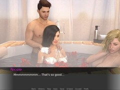 Big boobed mommy showcases a fun adult game walkthrough