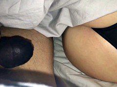 Pantyhose Wife footjob and handjob