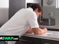 Big Ass Goth StepMom And Her Boy Seduce And Fuck Their Neighbours For A Swap Taboo Foursome - Carmen valentina