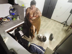 Grosser schwanz, Grosse titten, Aufs gesicht abspritzen, Weibliche domination, Hd, Küche, Natürlichen titten, Spanisch
