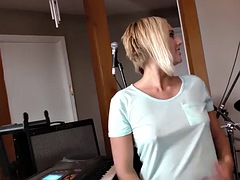 Anal, Blonde, Creampie, Shaved