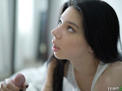 フェラチオ, 茶髪の, バック, キス, なめる, ピアス, 剃毛, ティーン