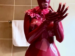 Amateur, Fétiche, Latex, Rousse roux, Softcore, Solo