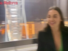 Amateur, Brunette brune, Couple, Tir de sperme, Hard, Hd, Public, Suçant