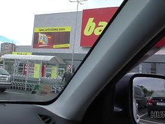 Voiture, Européenne, Hd, Argent, Public, Chatte