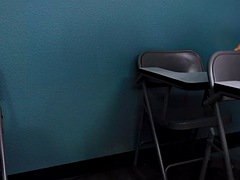 Anal, Homosexuelle, Poilue, Muscle, Étudiant, Tatouage, Professeur, Uniforme