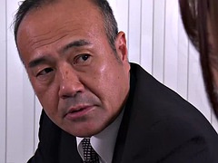 Asiático, Chica, Tetas grandes, Celebridad, Corrida, Japonés, Besar, Oficina