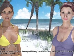 Dreidimensional, Leie, Tussi, Grosser arsch, Bikini, Braunhaarige, Vollbusig, Rotschopf