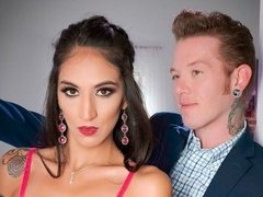 フェラチオ, 茶髪の, バック, 手コキする, ラティーナ, 下着, タトゥー, オッパイの