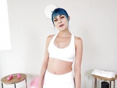 FIT18 - Jewelz Blu - 50kg - Blue Hair and moreover Immaculate Pussy