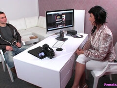 素人, フェラチオ, バック, 女, レズビアン, なめる, オフィス, オマンコ