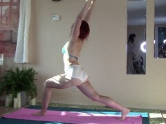 アメリカ人, デカ尻, 足, 淫乱熟女, 母, スパンデックス, ティーン, オッパイの