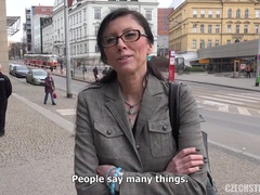 Brunette, Czech, Hardcore, Milf, Money, Public