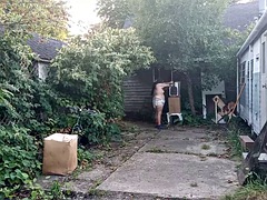 Amateur, Rondelette, Homosexuelle, Lingerie, De plein air, Réalité, Solo