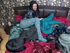 Milfycalla gets down to dry humping and explores her favorite fetishes