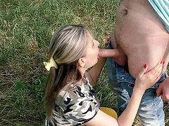 Любители, Минет, На природе, На публике