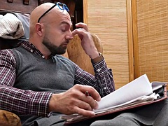 Fetisch, Schwul, Büro, Dürr, Taboo