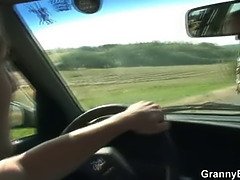 Beauté, Blonde, Plantureuse, Voiture, Mère que j'aimerais baiser, Maman, Réalité, Belle mère