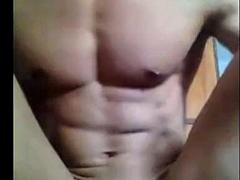 Asiatique, Grosse bite, Chinoise, Homosexuelle, Masturbation, Muscle, Webcam