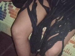 18 jaar, Tante, Grote mammen, Indisch, Kut duiken, Tiener