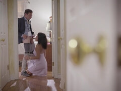 Asiático, Mamada, Morena, Polla, Chupando, Adolescente