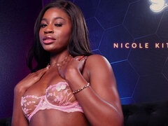 Classy Nicole Kitt - big booty smut - Strip POV