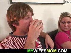 Fingerblasting, old-young, girlfriends-mother