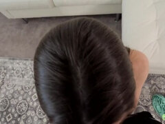 Petit ami, Brunette brune, Faciale, Hd, Pov