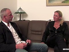 69, デカパイ, 中出し, イマラチオ, ドイツ人, 熟年, 叫ぶ, 三人