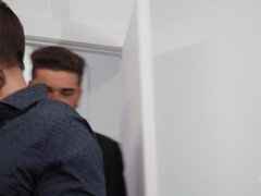 Culo, Cuarto de baño, Atrapados, Engañando, Loco, Polla, Perforación, Flaco