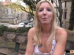 Tania, libertine assumed, surprised by her husband in full sodomy