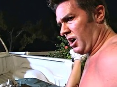 Anal, Blonde, Sucer une bite, Voiture, Éjaculation interne, De plein air, Nénés, Rétro ancien