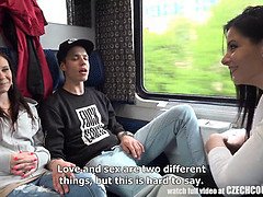 Grosser schwanz, Blasen, Braunhaarige, Paar, Tschechisch, Hd, Selbstgemacht, Im freien