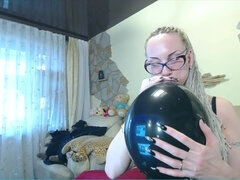 Loners Welcome! Blonde And Black Balloon