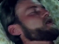 Sexy film clip from the golden age of the moment of seduction